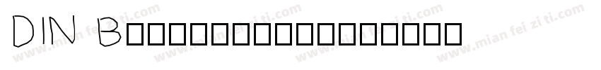DIN Blackilalic字体转换